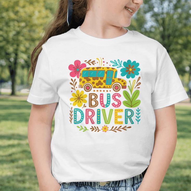 School Bus Driver Boho Floral Leopard Back To School Womens Graphic Toddler T-Shirt School Bus Driver Boho Floral Leopard Back To School Womens Graphic Toddler T-Shirt