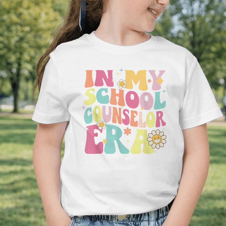 In My School Counselor Era Retro Back To School Counseling Graphic Toddler T-Shirt In My School Counselor Era Retro Back To School Counseling Graphic Toddler T-Shirt