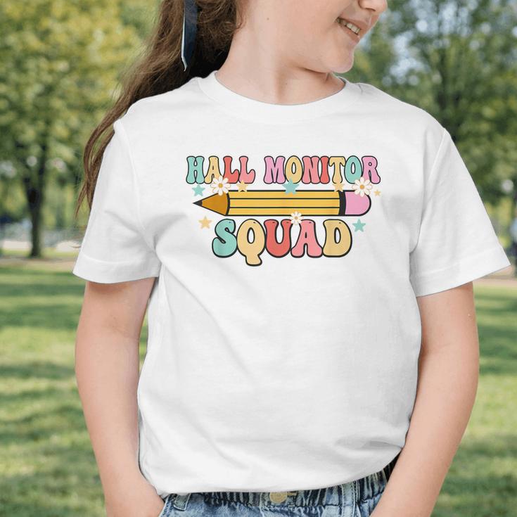 School Hall Monitor Squad Cool Retro Back To School Team Graphic Toddler T-Shirt School Hall Monitor Squad Cool Retro Back To School Team Graphic Toddler T-Shirt
