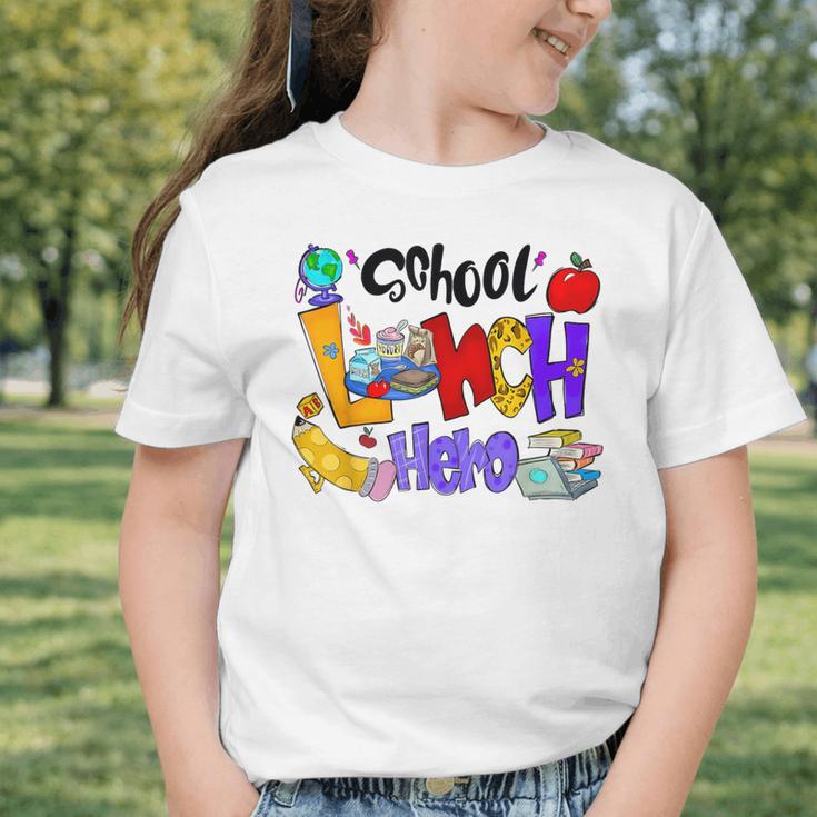 School Lunch Hero Cafeteria Squad Workers Back To School Graphic Toddler T-Shirt School Lunch Hero Cafeteria Squad Workers Back To School Graphic Toddler T-Shirt