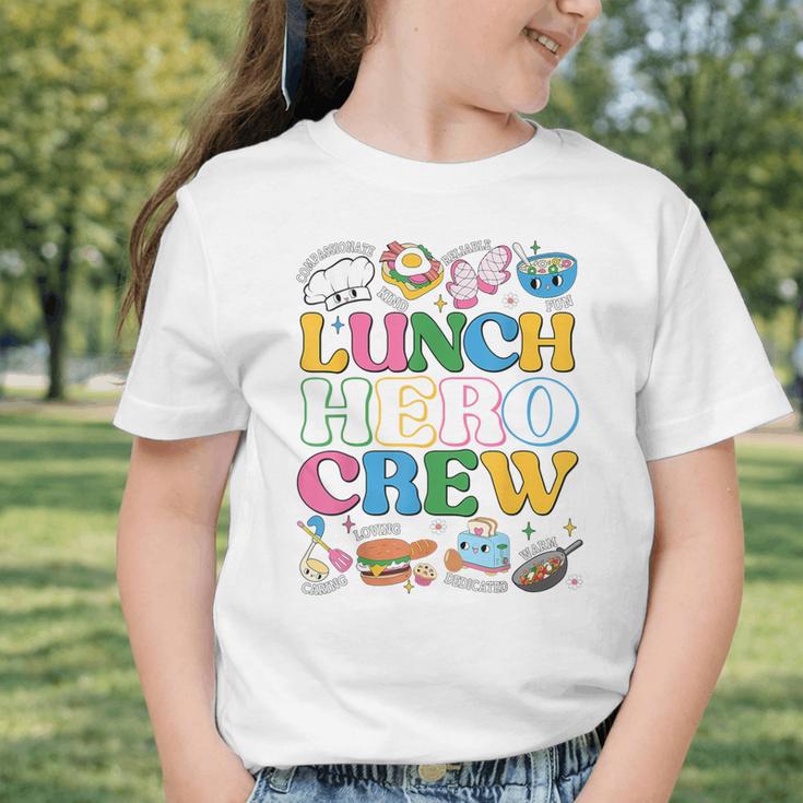 School Lunch Hero Squad Crew Back To School Women Men Graphic Toddler T-Shirt