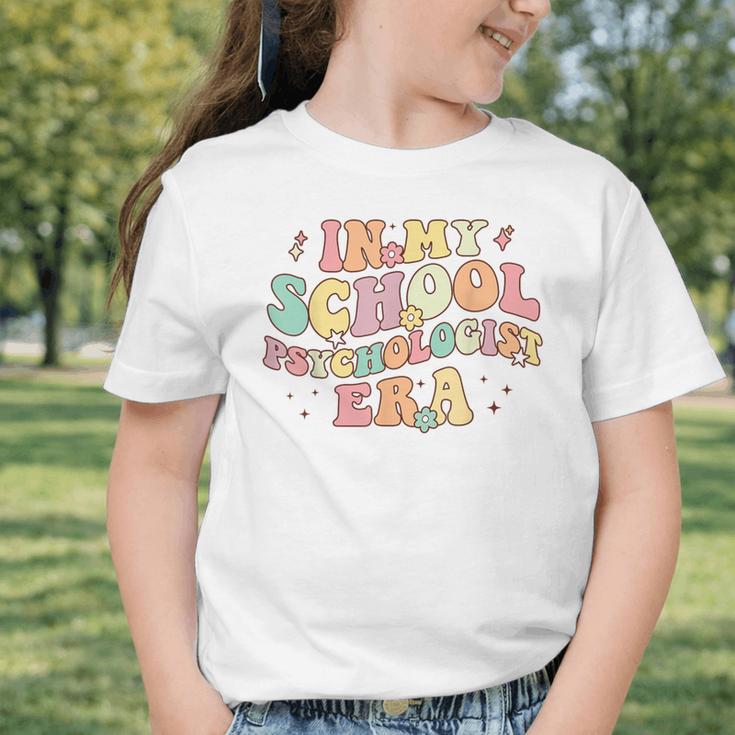 In My School Psychologist Era Retro Back To School Counselor Graphic Toddler T-Shirt