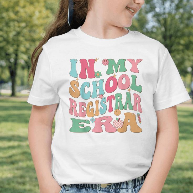 In My School Registrar Era Retro Back To School Graphic Toddler T-Shirt