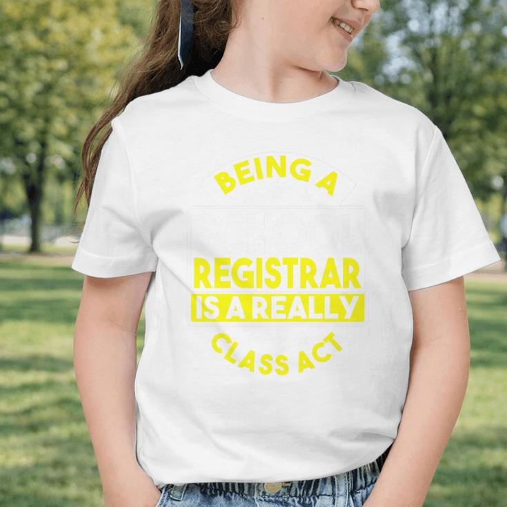 School Registry Student Enrollment Back To School Registrar Premium Graphic Toddler T-Shirt