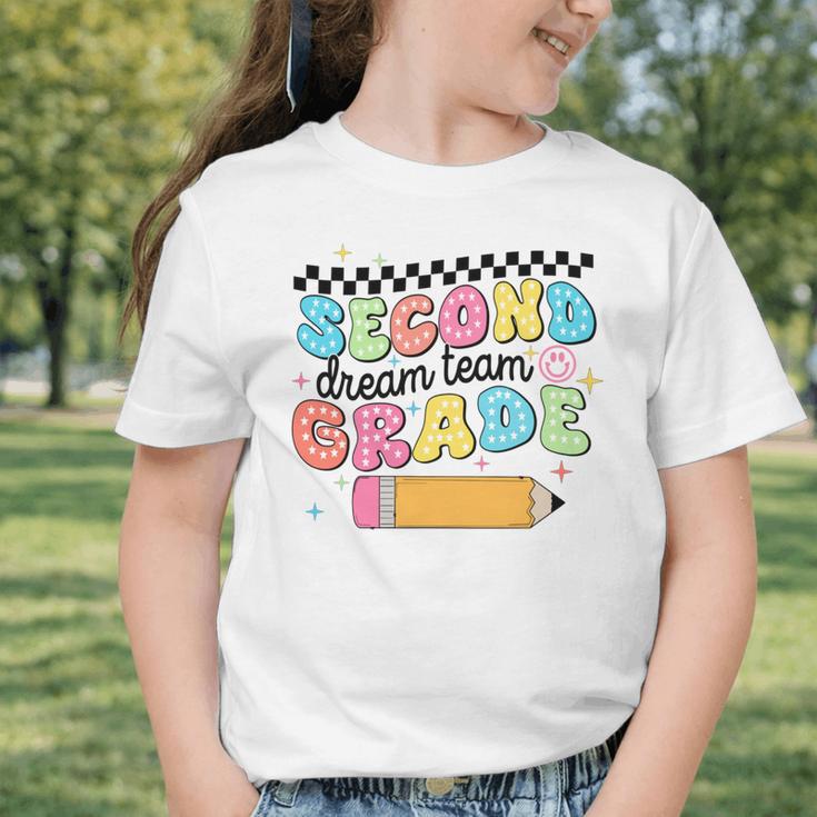 Second Grade Dream Team Back To School First Day Of School Performance Graphic Toddler T-Shirt Second Grade Dream Team Back To School First Day Of School Performance Graphic Toddler T-Shirt