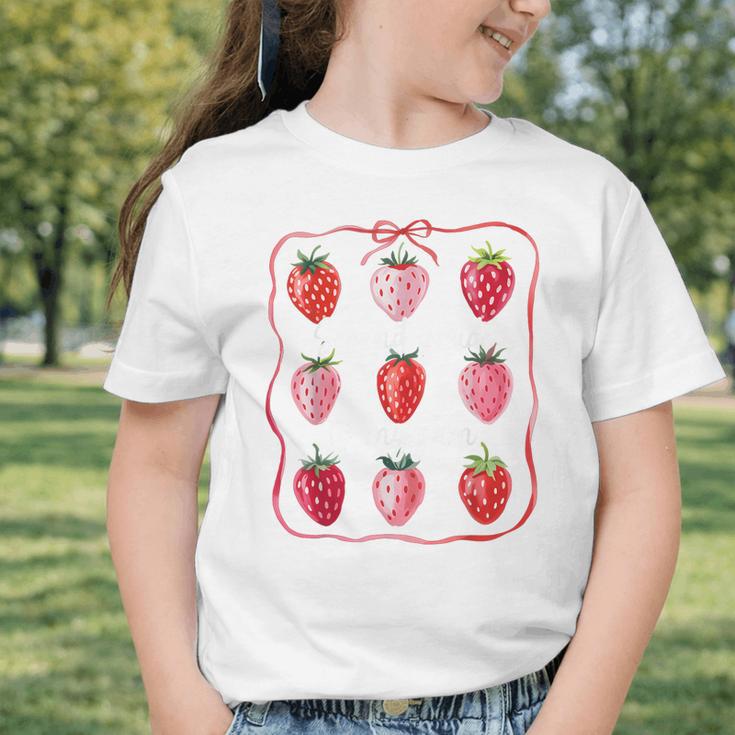 Second Grade Is My Jam Strawberry 2nd Grade Back To School Graphic Toddler T-Shirt