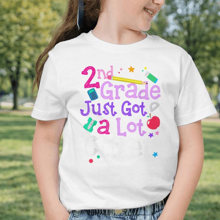 Second Grade Just Got Cuter Cute 2nd Grade Back To School Graphic Toddler T-Shirt