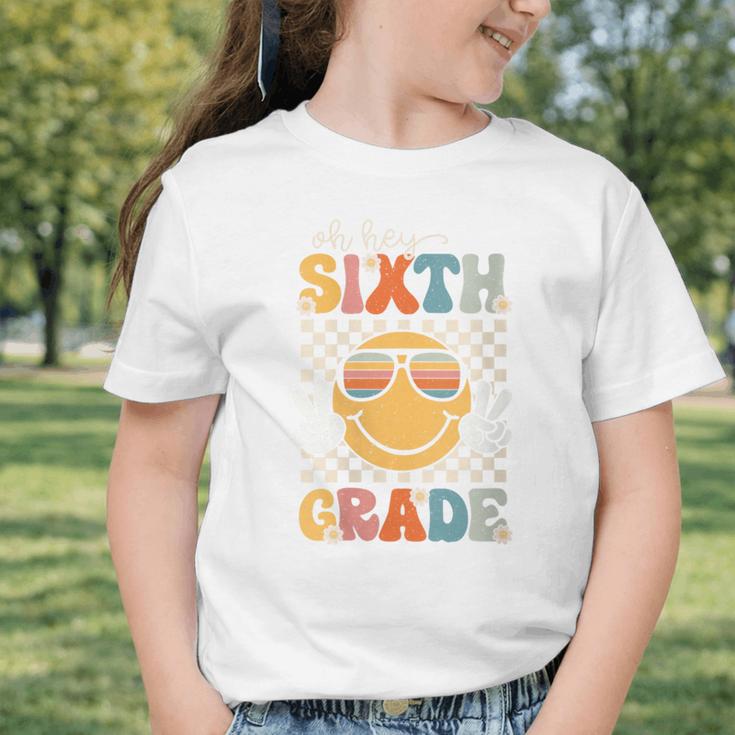Sixth Grade Oh Hey Smile Retro Back To School 6th Grade Graphic Toddler T-Shirt Sixth Grade Oh Hey Smile Retro Back To School 6th Grade Graphic Toddler T-Shirt