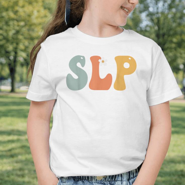 SLP Groovy Women Appreciation Day Hello Back To School Graphic Toddler T-Shirt