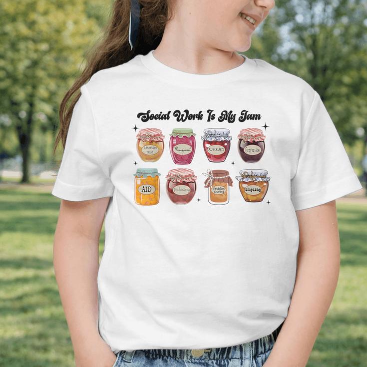 Social Work Is My Jam Back To School School Social Worker Graphic Toddler T-Shirt Social Work Is My Jam Back To School School Social Worker Graphic Toddler T-Shirt