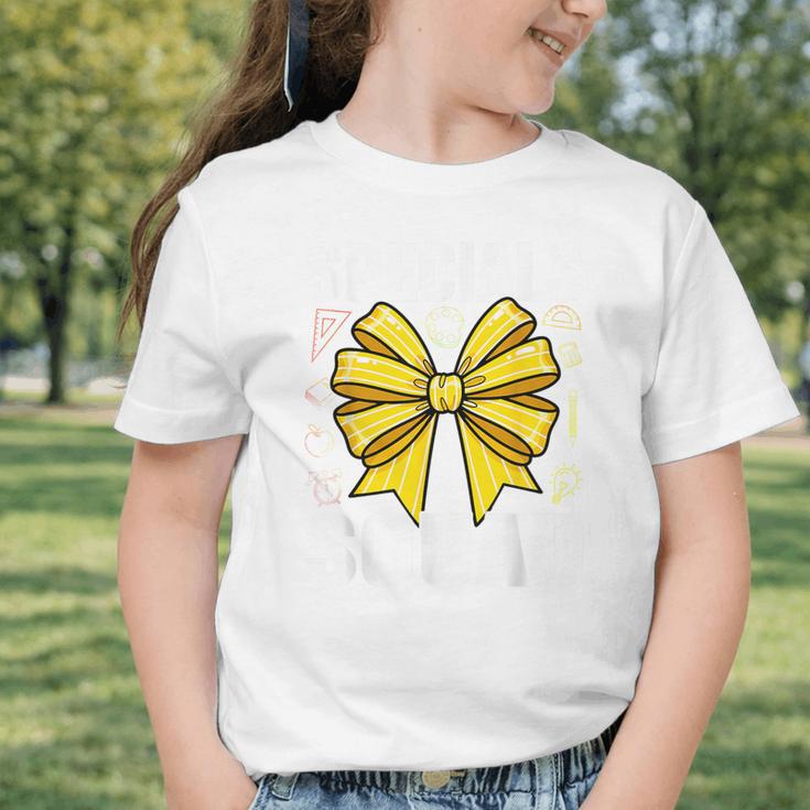 Specials Squad Tie Dye Back To School Women Appreciation Graphic Toddler T-Shirt
