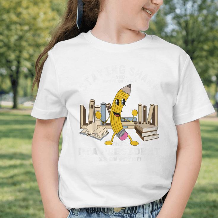Stay Sharp PTA President Back To School Pencil Graphic Toddler T-Shirt