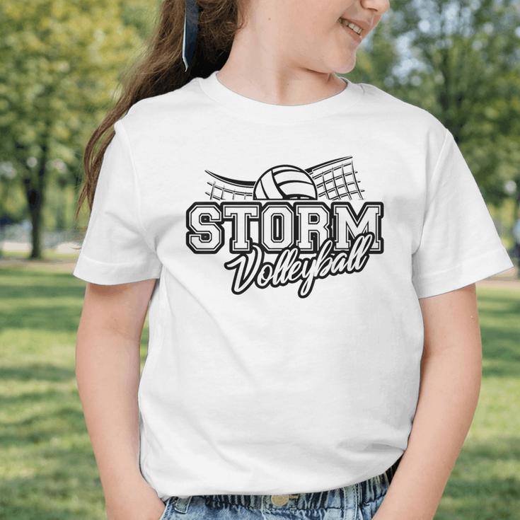 Storm Volleyball Back To School Spirit Graphic Toddler T-Shirt