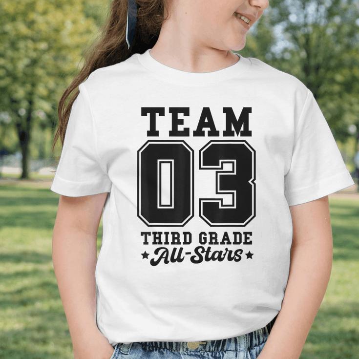Team 3rd Grade All-Stars Back To School Sports Jersey Graphic Toddler T-Shirt Team 3rd Grade All-Stars Back To School Sports Jersey Graphic Toddler T-Shirt