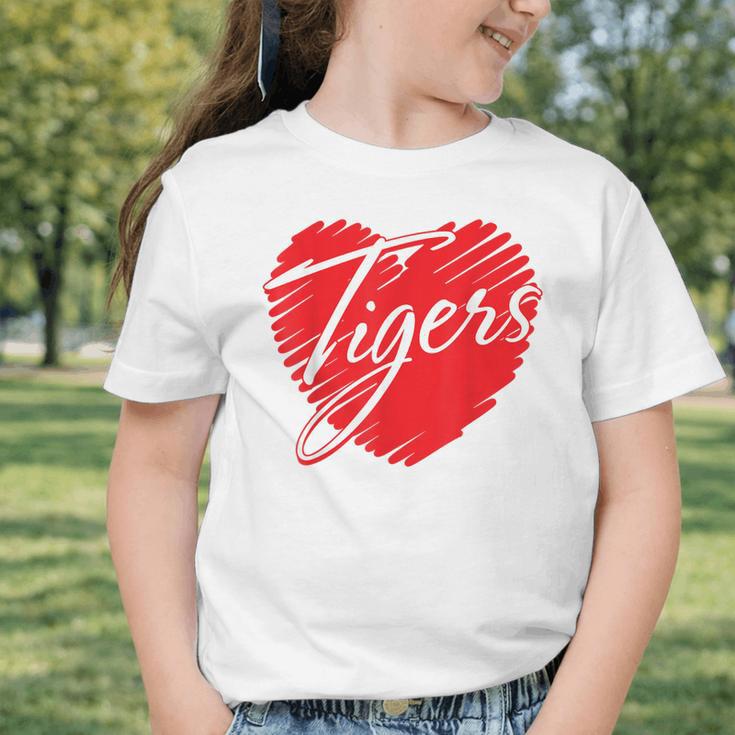 Tigers Heart Back To School Spirit R Graphic Toddler T-Shirt Tigers Heart Back To School Spirit R Graphic Toddler T-Shirt