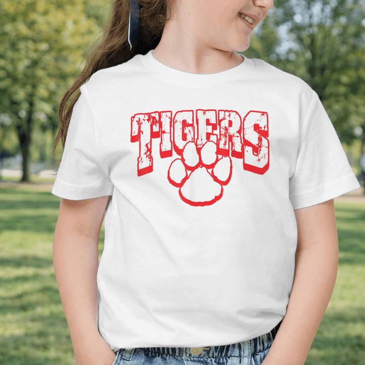 Tigers School Spirit Back To School R Graphic Toddler T-Shirt