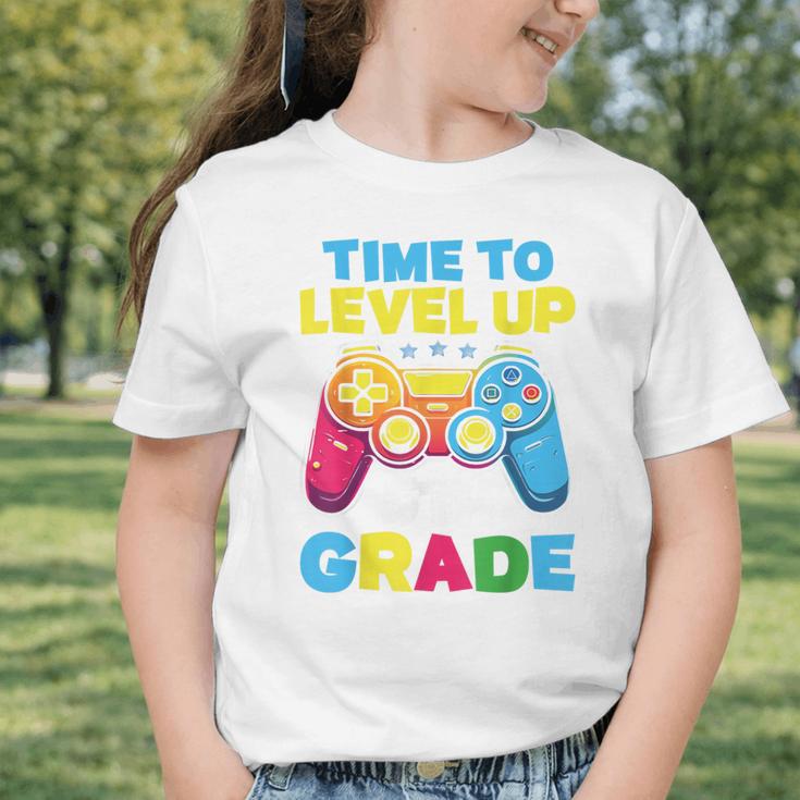 Time To Level Up 5th Grade Video Gamer Kids Back To School Graphic Toddler T-Shirt