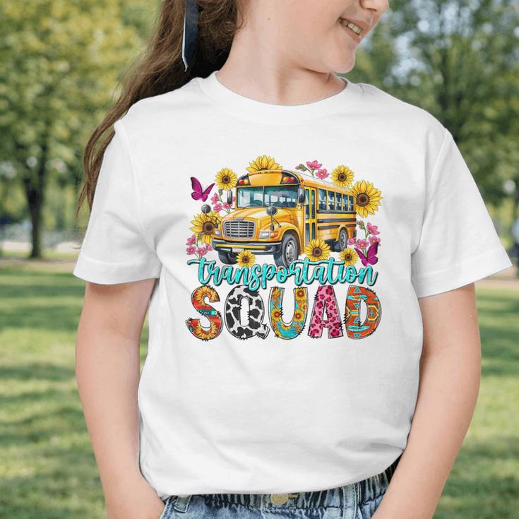 Transportation Squad Driving Bus Driver Back To School Women Graphic Toddler T-Shirt