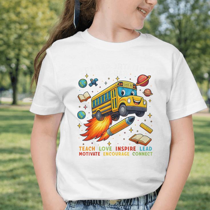 Transportation Squad School Bus Driver Back To School Graphic Toddler T-Shirt Transportation Squad School Bus Driver Back To School Graphic Toddler T-Shirt