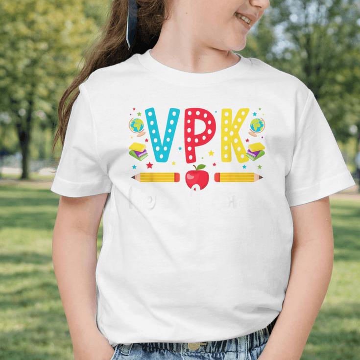 VPK Here I Come VPK Back To School VPK First Day Of VPK Graphic Toddler T-Shirt VPK Here I Come VPK Back To School VPK First Day Of VPK Graphic Toddler T-Shirt
