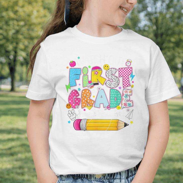 Watch Out First Grade Here I Come Back To School Boy Kids Graphic Toddler T-Shirt Watch Out First Grade Here I Come Back To School Boy Kids Graphic Toddler T-Shirt