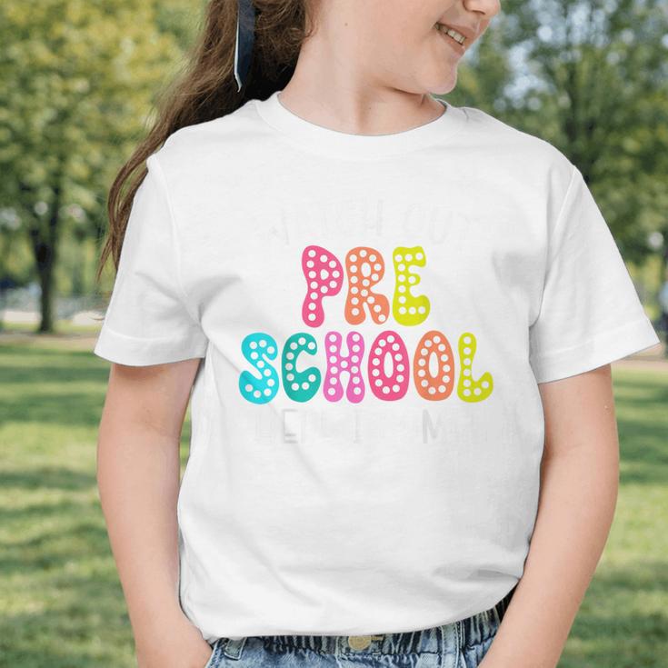 Watch Out Preschool Here I Come Back To School Graphic Toddler T-Shirt