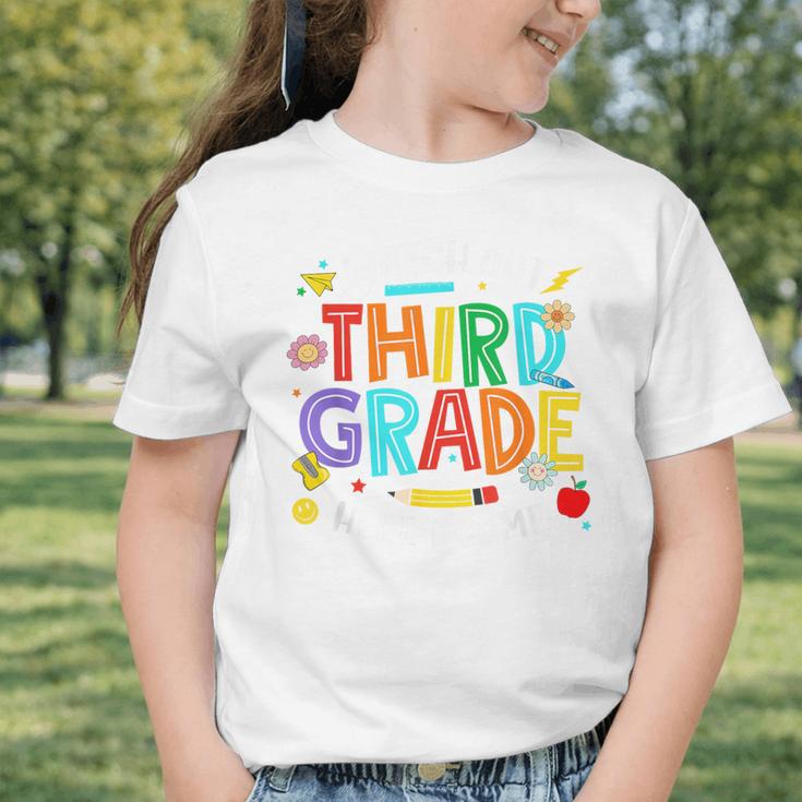 Watch Out Third Grade Here I Come 3rd Grade Back To School Graphic Toddler T-Shirt Watch Out Third Grade Here I Come 3rd Grade Back To School Graphic Toddler T-Shirt