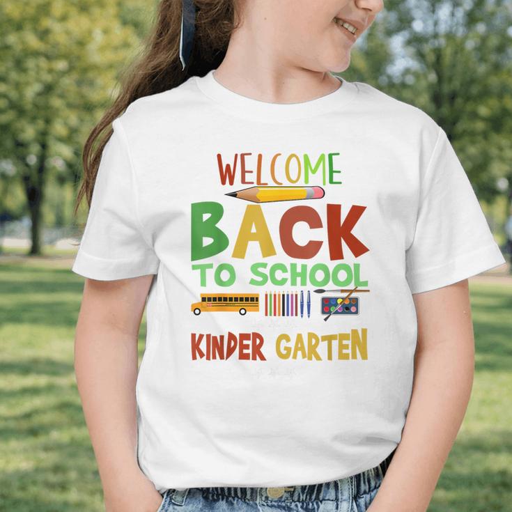 Welcome Back To School Kinder Garten First Day Of School Kid Graphic Toddler T-Shirt Welcome Back To School Kinder Garten First Day Of School Kid Graphic Toddler T-Shirt
