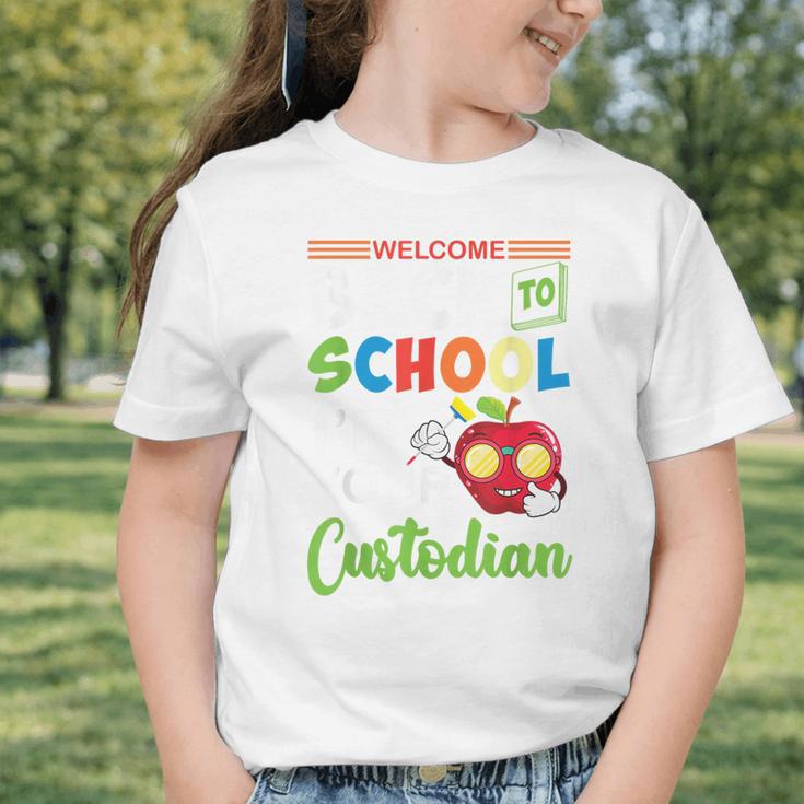 Welcome Back To School Students I'm Your Custodian Proud Graphic Toddler T-Shirt