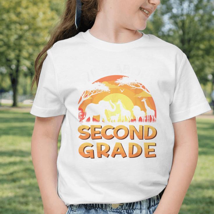 Wild About Second Grade Zoo Animals Back To School Safari Graphic Toddler T-Shirt Wild About Second Grade Zoo Animals Back To School Safari Graphic Toddler T-Shirt