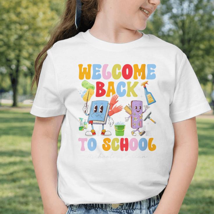 Women's Back To School Custodian First Day Of School Custodian Graphic Toddler T-Shirt Women's Back To School Custodian First Day Of School Custodian Graphic Toddler T-Shirt