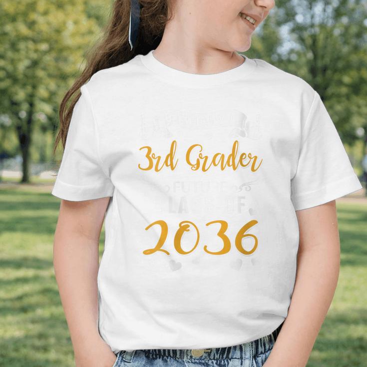 Women's Officially a 3rd Grader Future Class Of 2036 Back To School Graphic Toddler T-Shirt Women's Officially a 3rd Grader Future Class Of 2036 Back To School Graphic Toddler T-Shirt