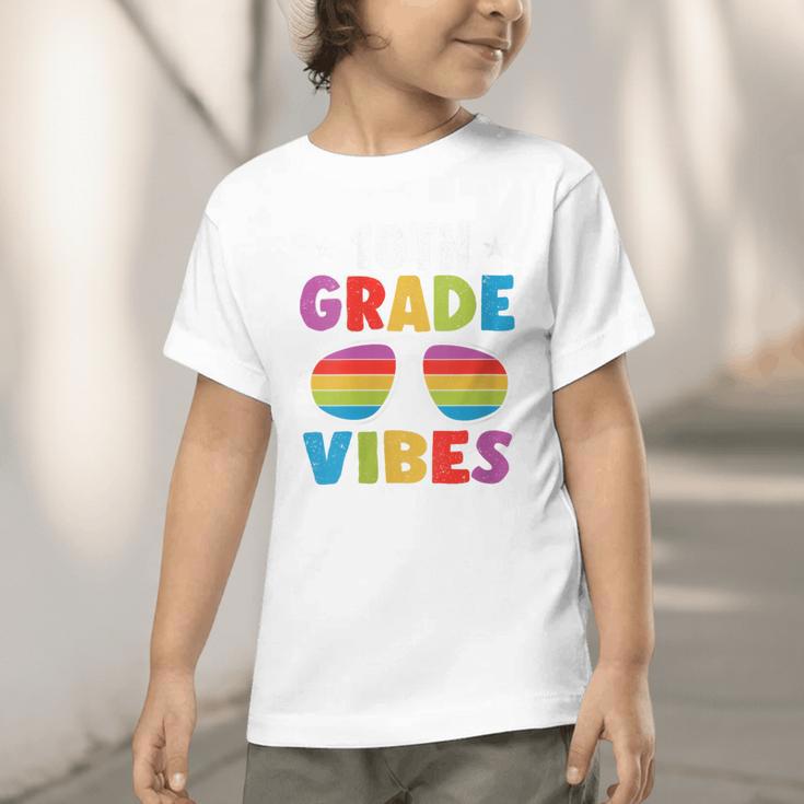 10th Grade Back To School Sunglasses Vibes Retro First Day Graphic Toddler T-Shirt 10th Grade Back To School Sunglasses Vibes Retro First Day Graphic Toddler T-Shirt
