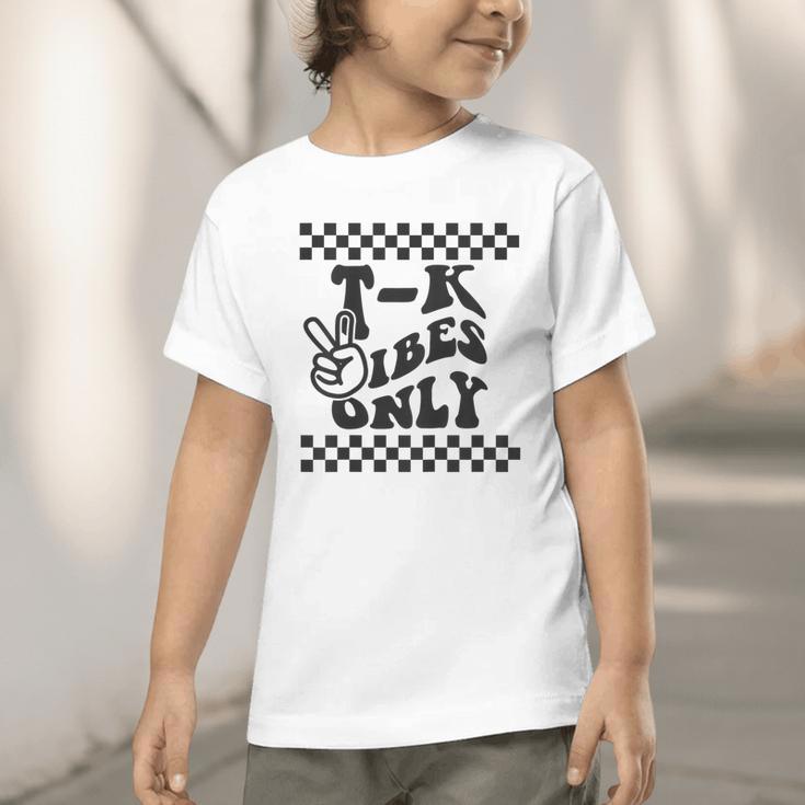 1st Day Of TK Vibes Only Retro Girls Back To SchoolK Boys Graphic Toddler T-Shirt 1st Day Of TK Vibes Only Retro Girls Back To SchoolK Boys Graphic Toddler T-Shirt