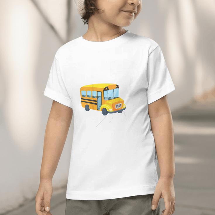 2nd Birthday School Bus Kids Back To School Themes Party Graphic Toddler T-Shirt 2nd Birthday School Bus Kids Back To School Themes Party Graphic Toddler T-Shirt