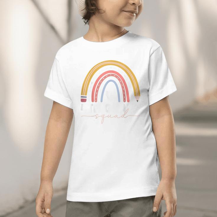 4th Grade Squad Rainbow Back To School Graphic Toddler T-Shirt 4th Grade Squad Rainbow Back To School Graphic Toddler T-Shirt
