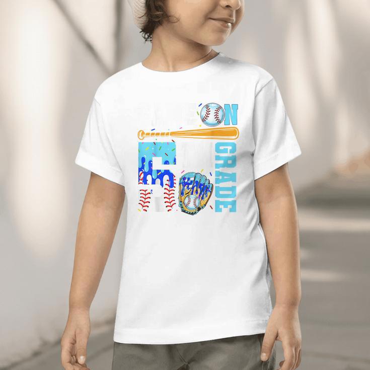 5th Grade Back To School Baseball Drip Ice Cream Game On Graphic Toddler T-Shirt 5th Grade Back To School Baseball Drip Ice Cream Game On Graphic Toddler T-Shirt
