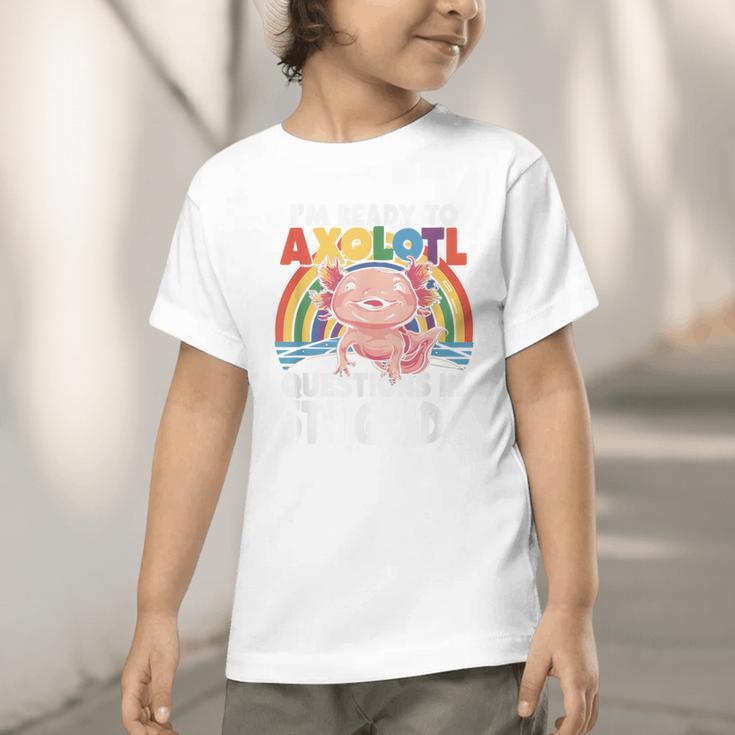 5th Grade Kids Axolotl Questions Back To School Graphic Toddler T-Shirt 5th Grade Kids Axolotl Questions Back To School Graphic Toddler T-Shirt