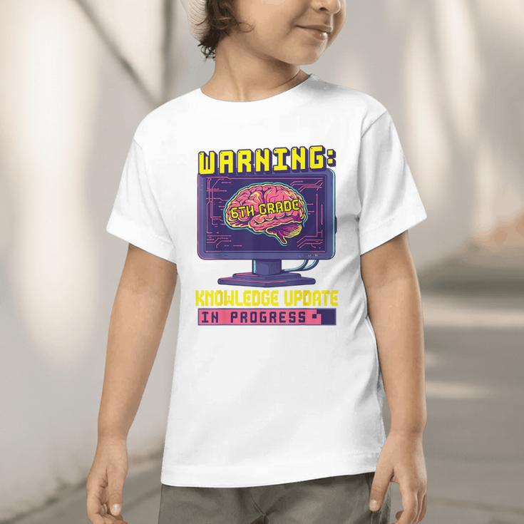 6th Grade Back To School Sixth Grade Smart Boys Computer Graphic Toddler T-Shirt