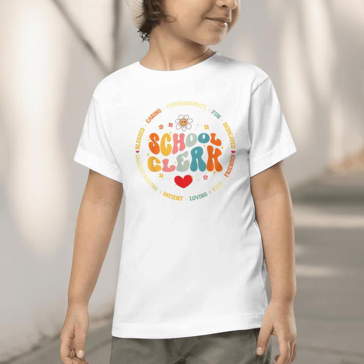 Attendance School Clerk Appreciation Week Back To School Graphic Toddler T-Shirt Attendance School Clerk Appreciation Week Back To School Graphic Toddler T-Shirt