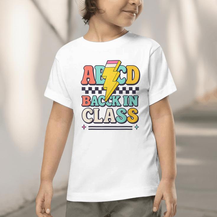 Back To School ABCD Back In Class Graphic Toddler T-Shirt