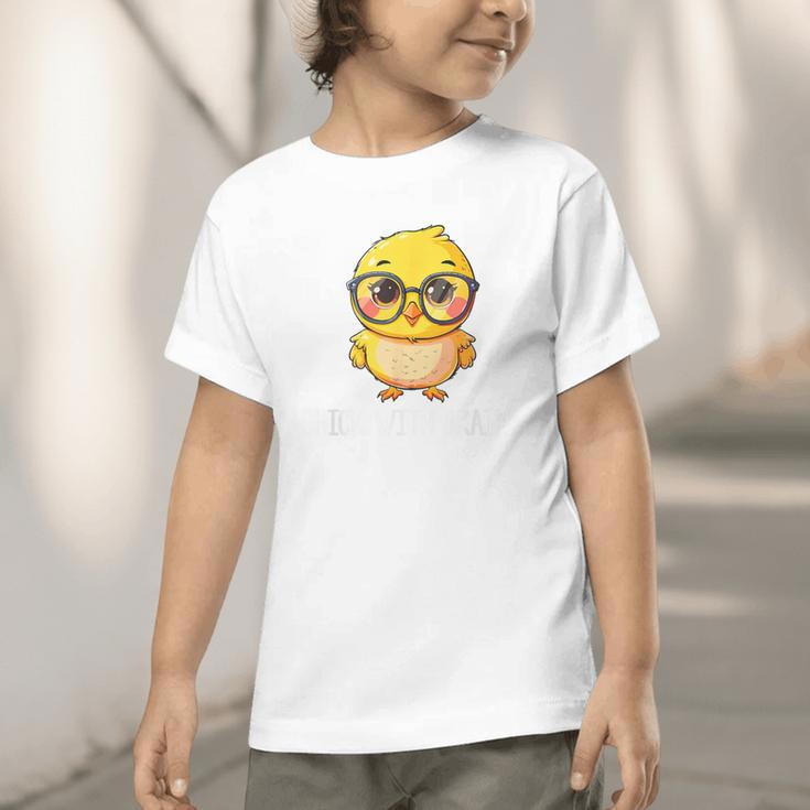 Back To School Chick With Brains Smart Intelligent Girls Graphic Toddler T-Shirt Back To School Chick With Brains Smart Intelligent Girls Graphic Toddler T-Shirt