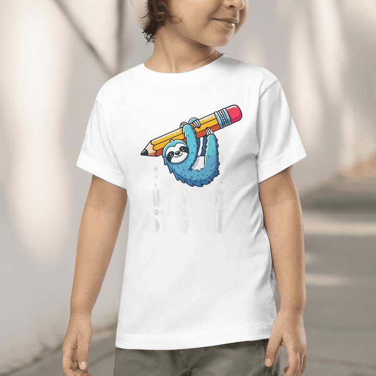 Back To School First Grade Sloth Hanging Out In 1st Grade Graphic Toddler T-Shirt Back To School First Grade Sloth Hanging Out In 1st Grade Graphic Toddler T-Shirt