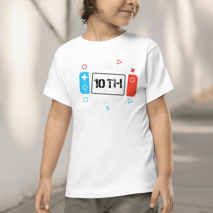 Back To School Game On 10th Grade Gamer Kids Boys Girl Graphic Toddler T-Shirt