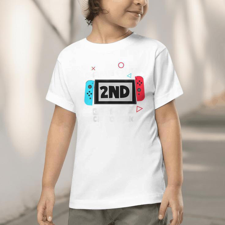 Back To School Game Over 2nd Grade Gamer Kids Boys Graphic Toddler T-Shirt