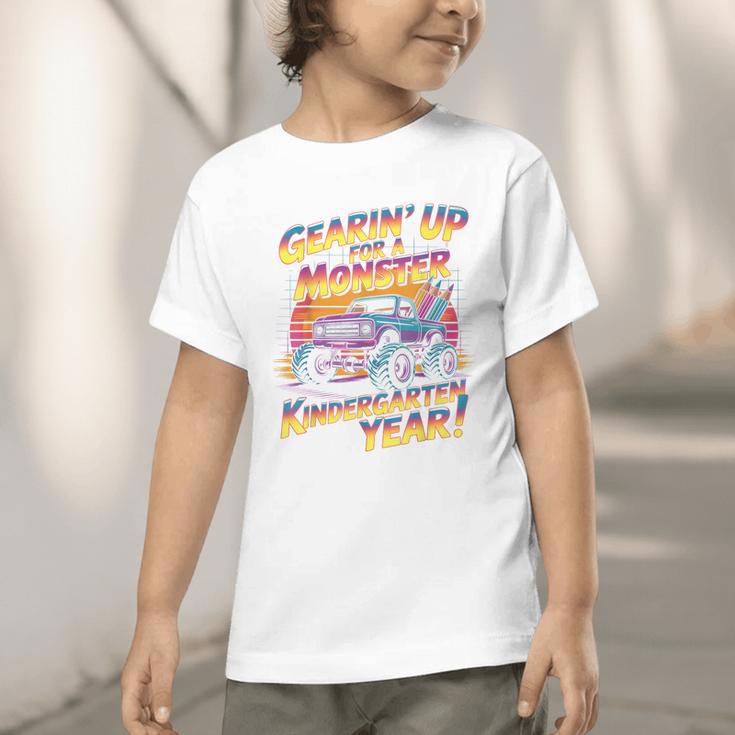 Back To School Kindergarten Monster Truck First Day Boys Graphic Toddler T-Shirt Back To School Kindergarten Monster Truck First Day Boys Graphic Toddler T-Shirt