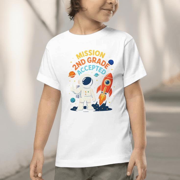Back To School Mission Second 2nd Grade Accepted Astronaut Premium Tri-Blend Graphic Toddler T-Shirt Back To School Mission Second 2nd Grade Accepted Astronaut Premium Tri-Blend Graphic Toddler T-Shirt