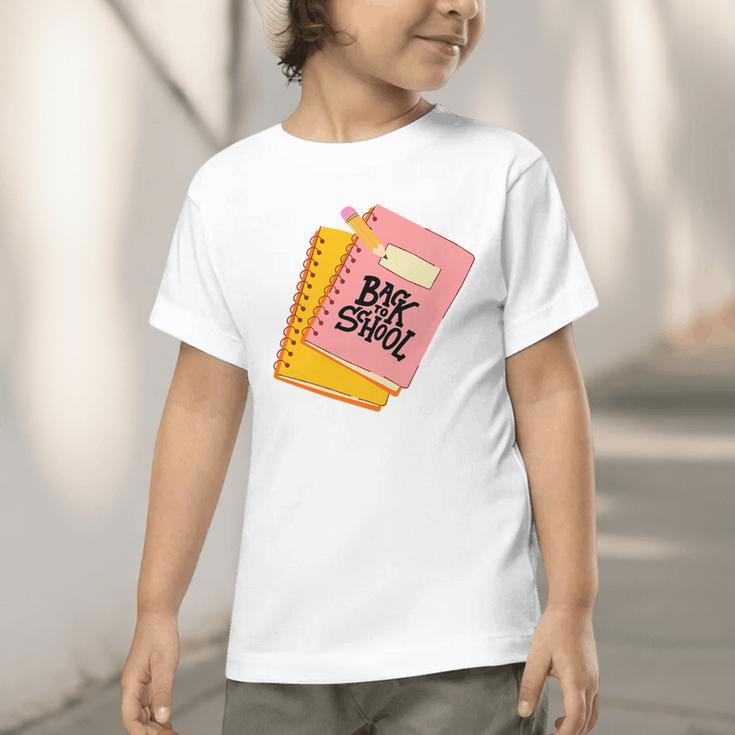 Back To School Notebook And Pencil Graphic Design Premium Tri-Blend Graphic Toddler T-Shirt Back To School Notebook And Pencil Graphic Design Premium Tri-Blend Graphic Toddler T-Shirt