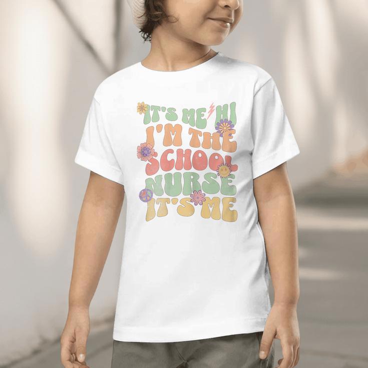 Back To School Nurse It's Me Hi I'm The School Nurse Graphic Toddler T-Shirt Back To School Nurse It's Me Hi I'm The School Nurse Graphic Toddler T-Shirt
