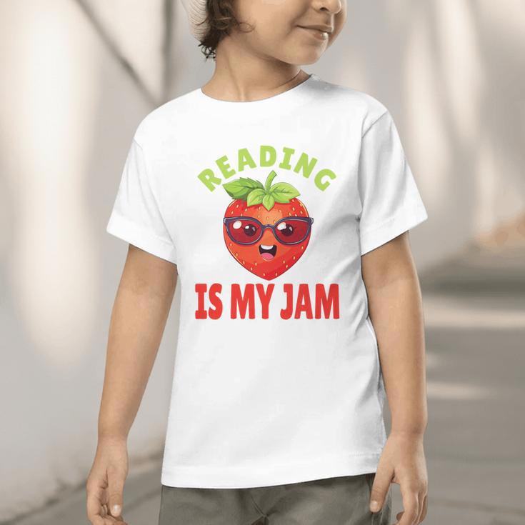Back To School Reading Is My Jam School Librarian Premium Tri-Blend Graphic Toddler T-Shirt Back To School Reading Is My Jam School Librarian Premium Tri-Blend Graphic Toddler T-Shirt
